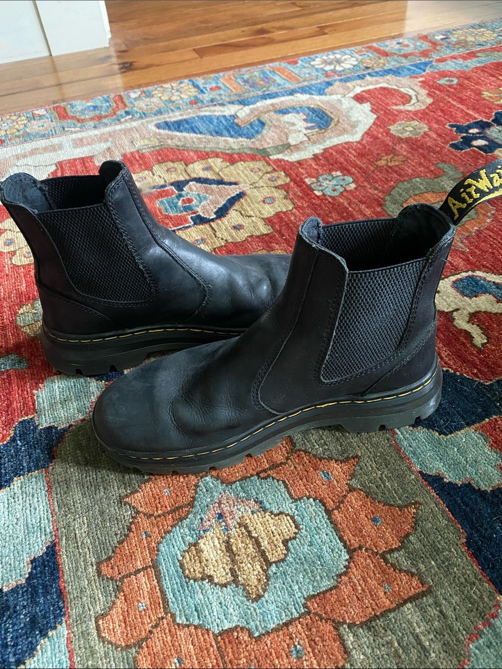 Dr. Martens Black Leather Chelsea Boots